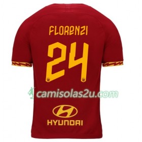 Camisolas de Futebol AS Roma Florenzi 24 Equipamento Principal 2019/20 Manga Curta
